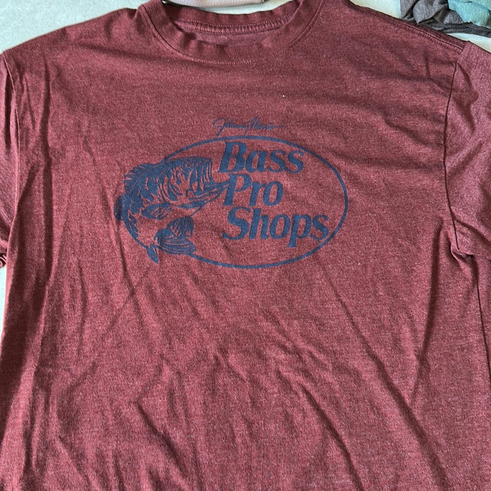 Men’s small and medium bass pro and ariat shirts